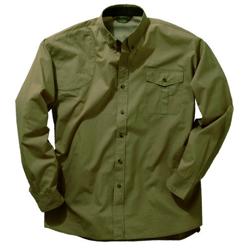 Bob Allen Long-Sleeved Mesh Back Shooting Shirt S / Sage / Right Hand