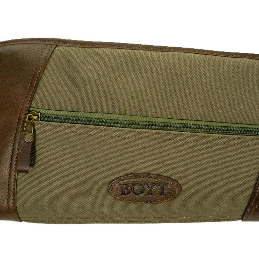 Boyt Leather & Canvas Shotgun Case