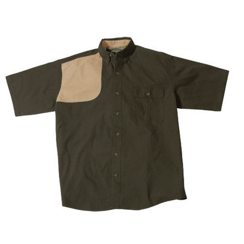 Bob Allen High Prairie Short Sleeve Hunting Shirt 4XL / Blue/Tan