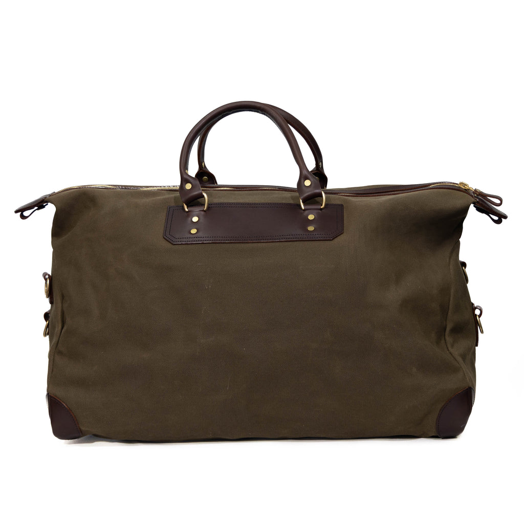 1901 Canvas & Leather Rectangular Travel Duffel