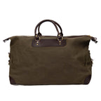 1901 Canvas & Leather Rectangular Travel Duffel