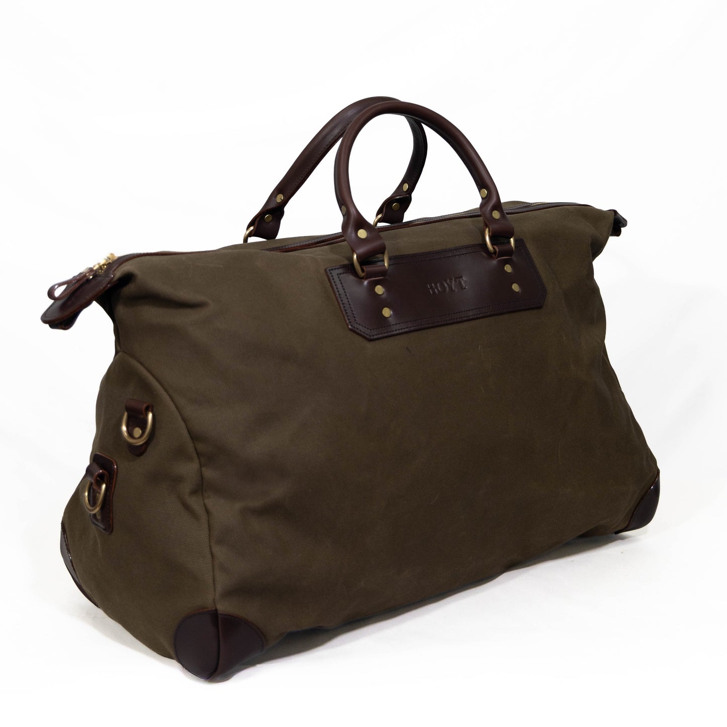 1901 Canvas & Leather Rectangular Travel Duffel