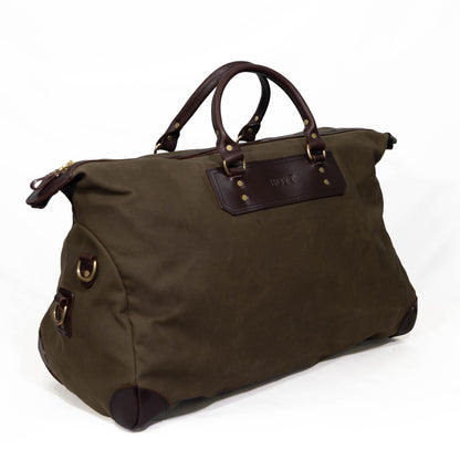 1901 Canvas & Leather Rectangular Travel Duffel