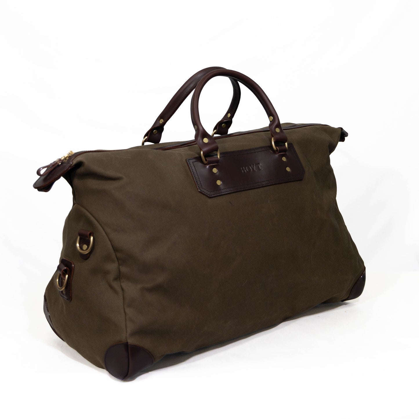 1901 Canvas & Leather Rectangular Travel Duffel