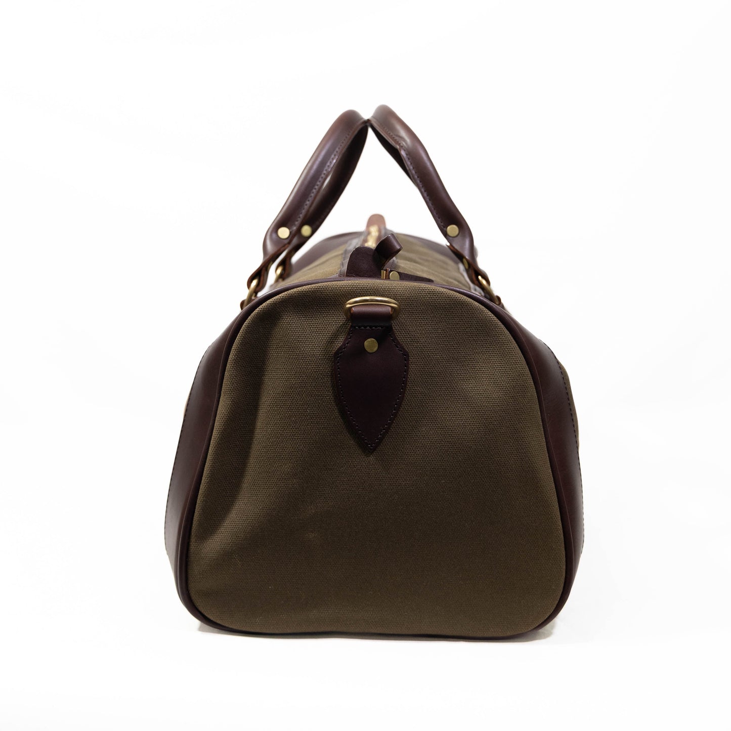 1901 Canvas & Leather Round Duffel