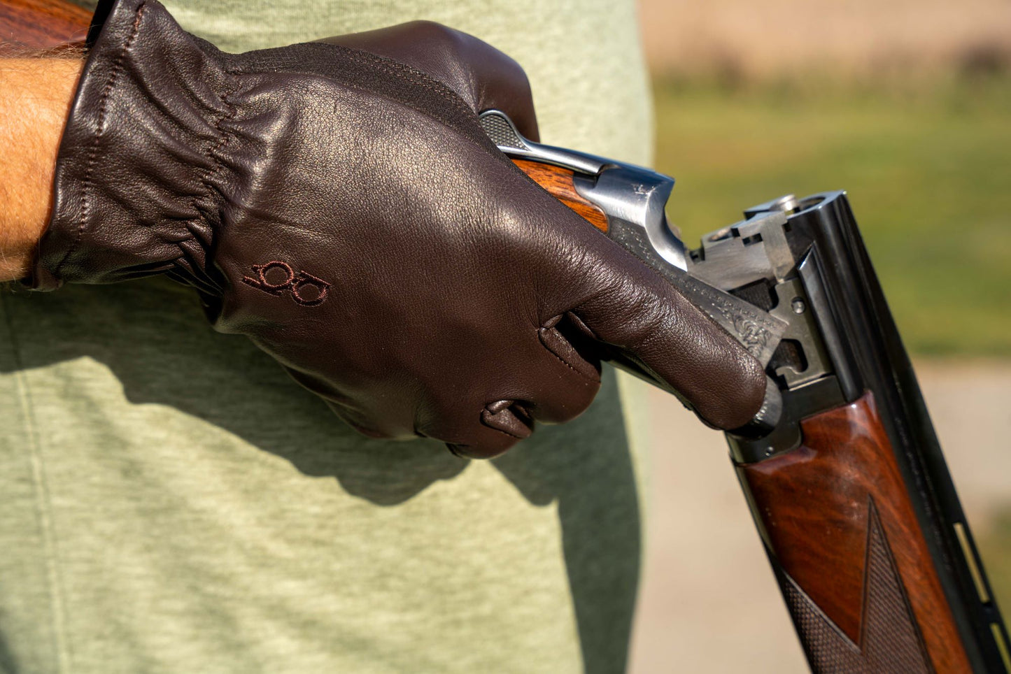 Bob Allen Leather Unlined Shooting Gloves