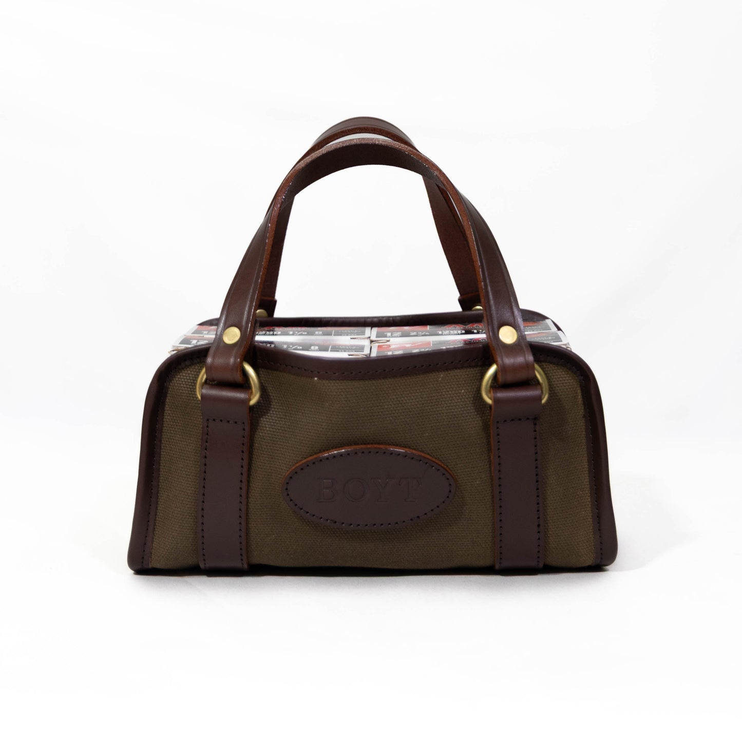 1901 Canvas & Leather Four Box Carrier