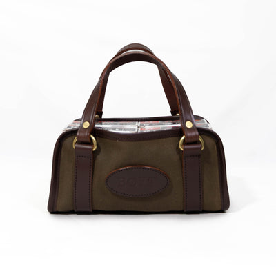 1901 Canvas & Leather Four Box Carrier