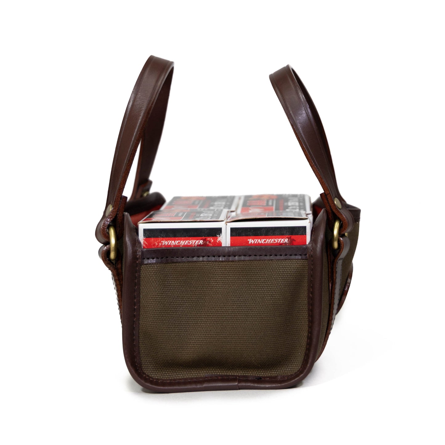 1901 Canvas & Leather Four Box Carrier