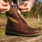 brown leather boots