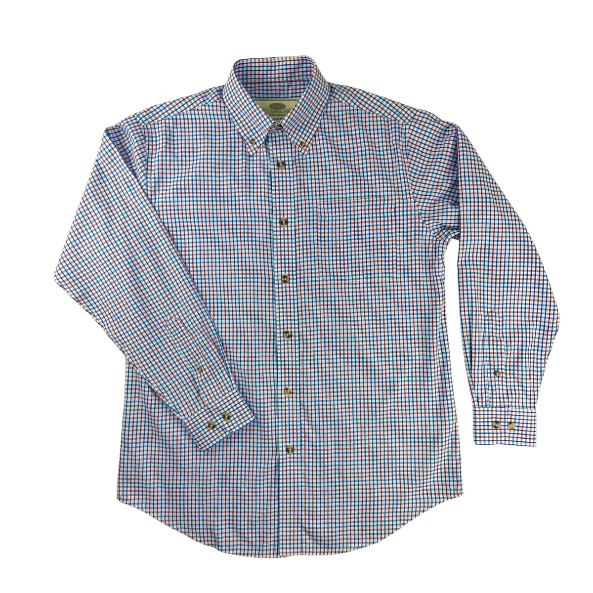 Boyt Red-White-Blue Check Twill Shirt