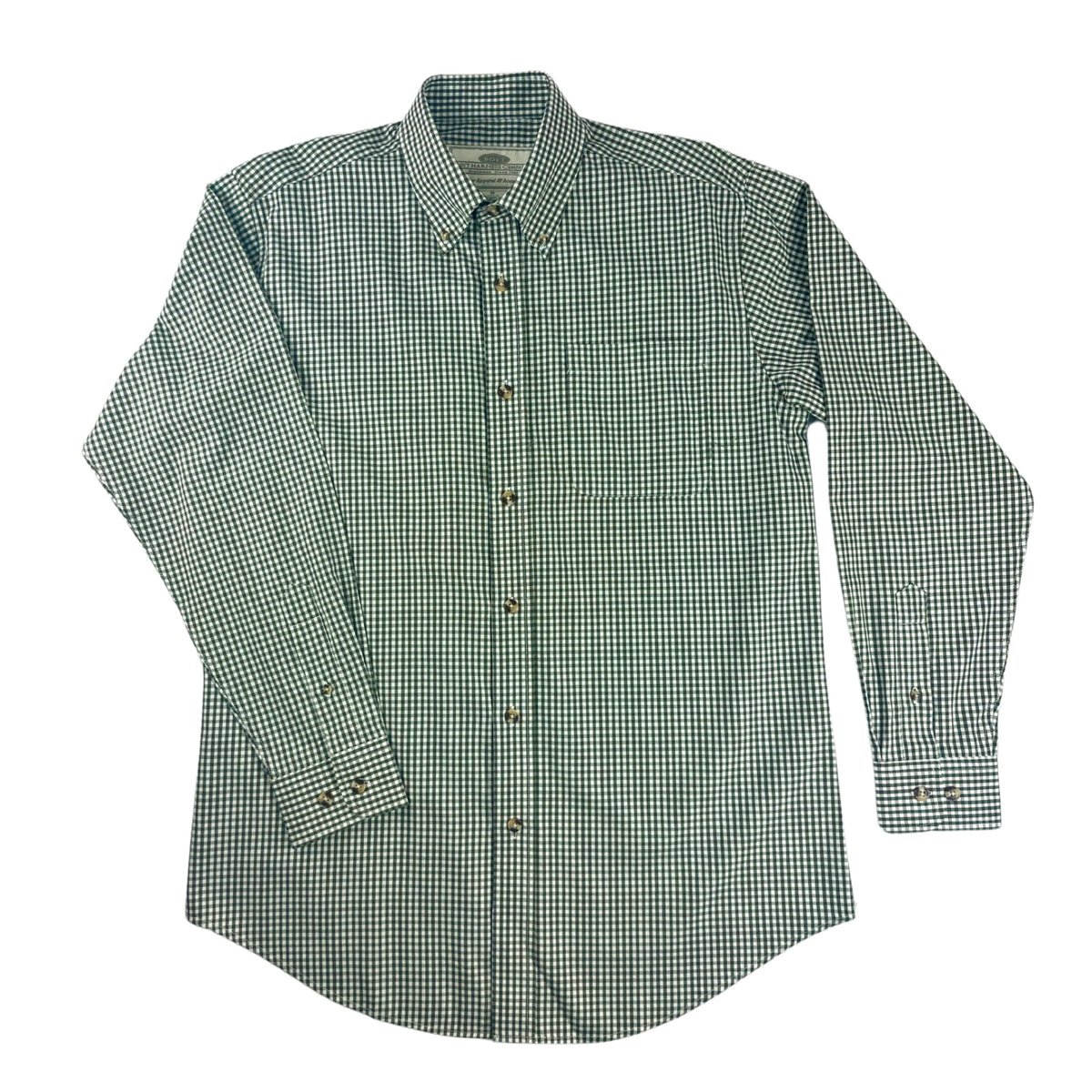 Boyt Moss/White Check Twill Shirt