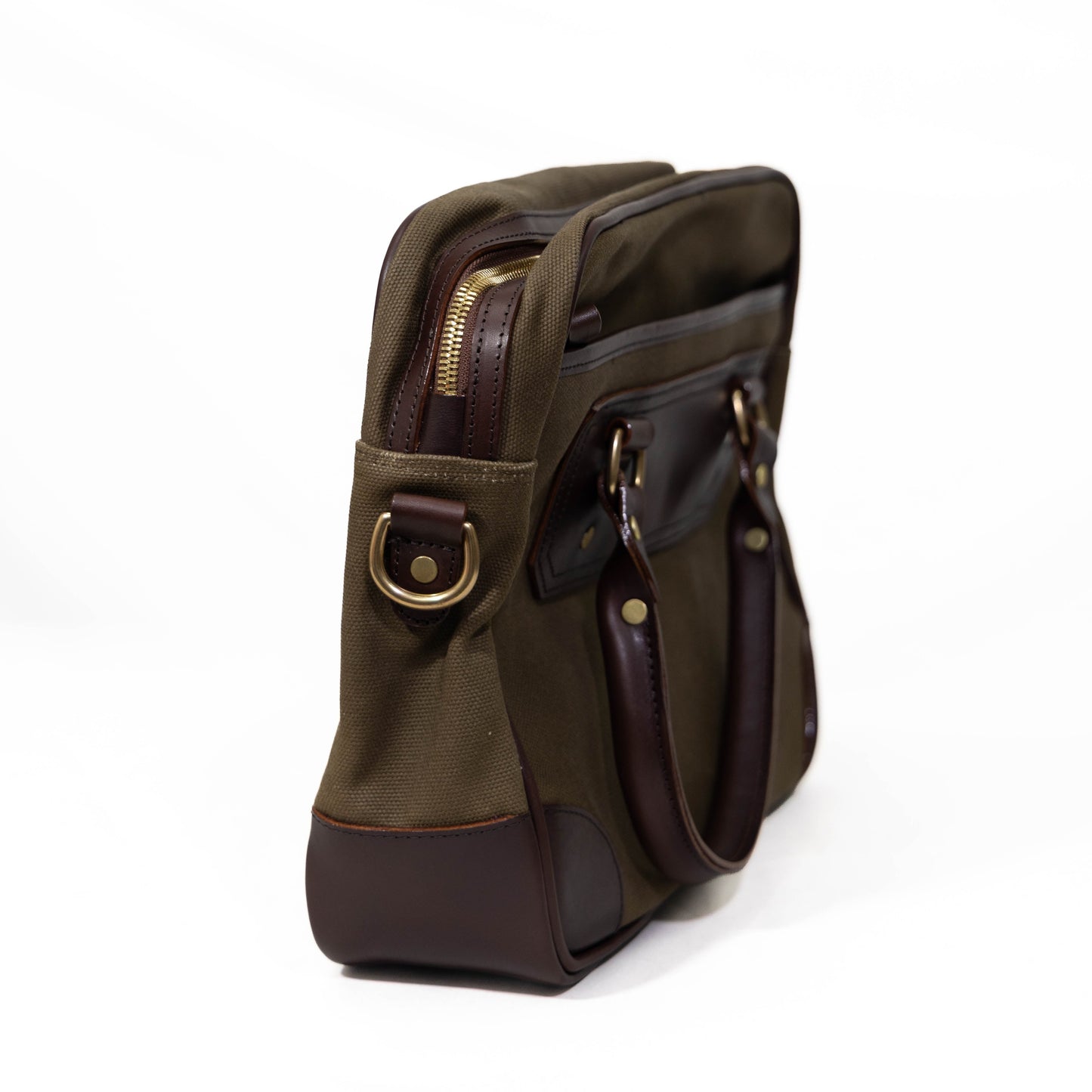 1901 Canvas & Leather Briefcase