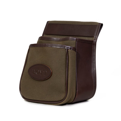 1901 Canvas & Leather Shell Pouch
