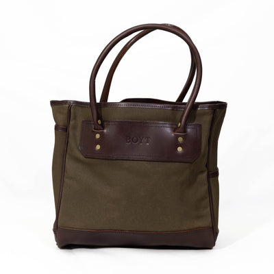 1901 Canvas & Leather Tote Bag