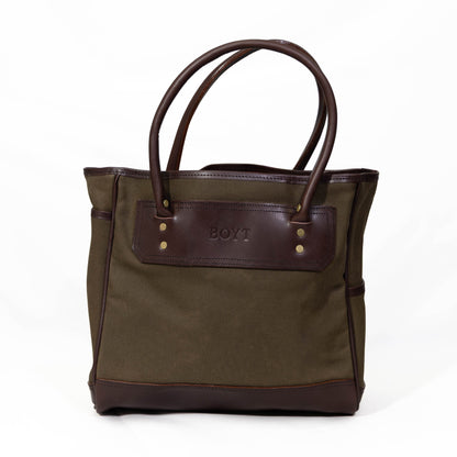 1901 Canvas & Leather Tote Bag