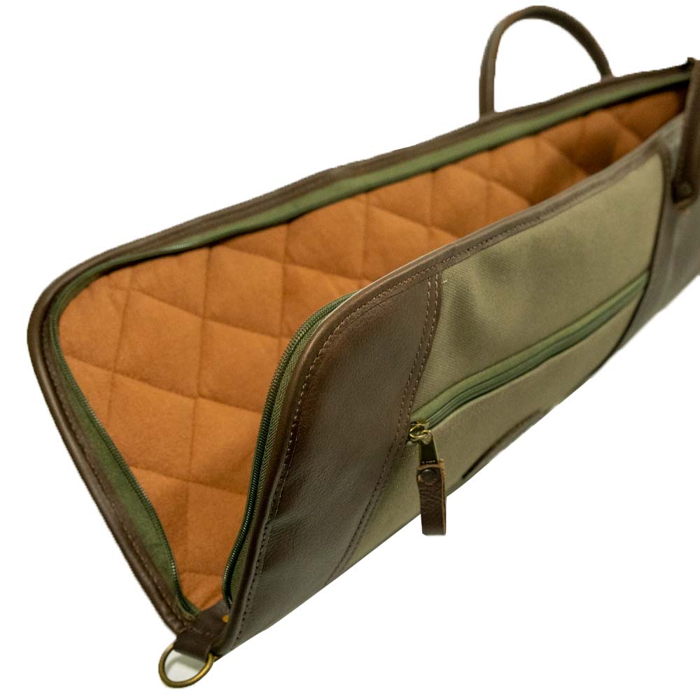 Boyt Leather & Canvas Shotgun Case