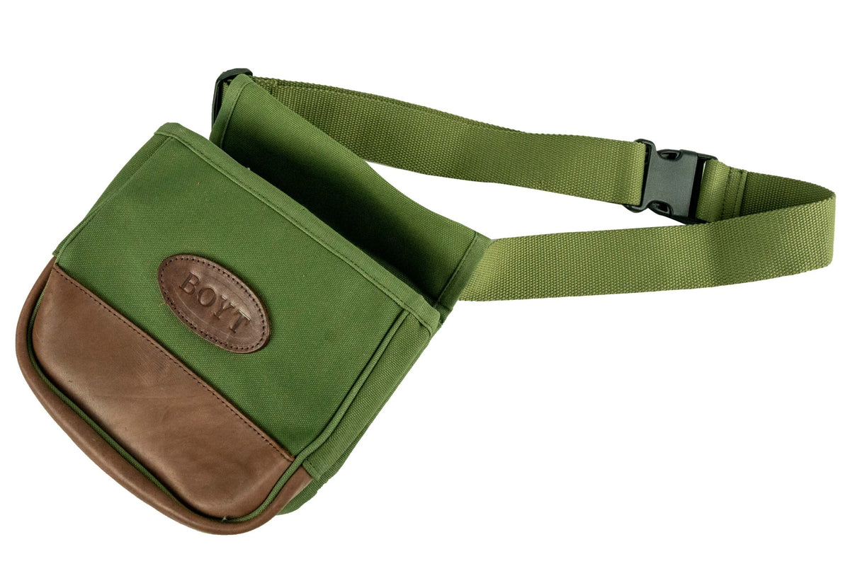 Signature Series Canvas & Leather Shell Pouch