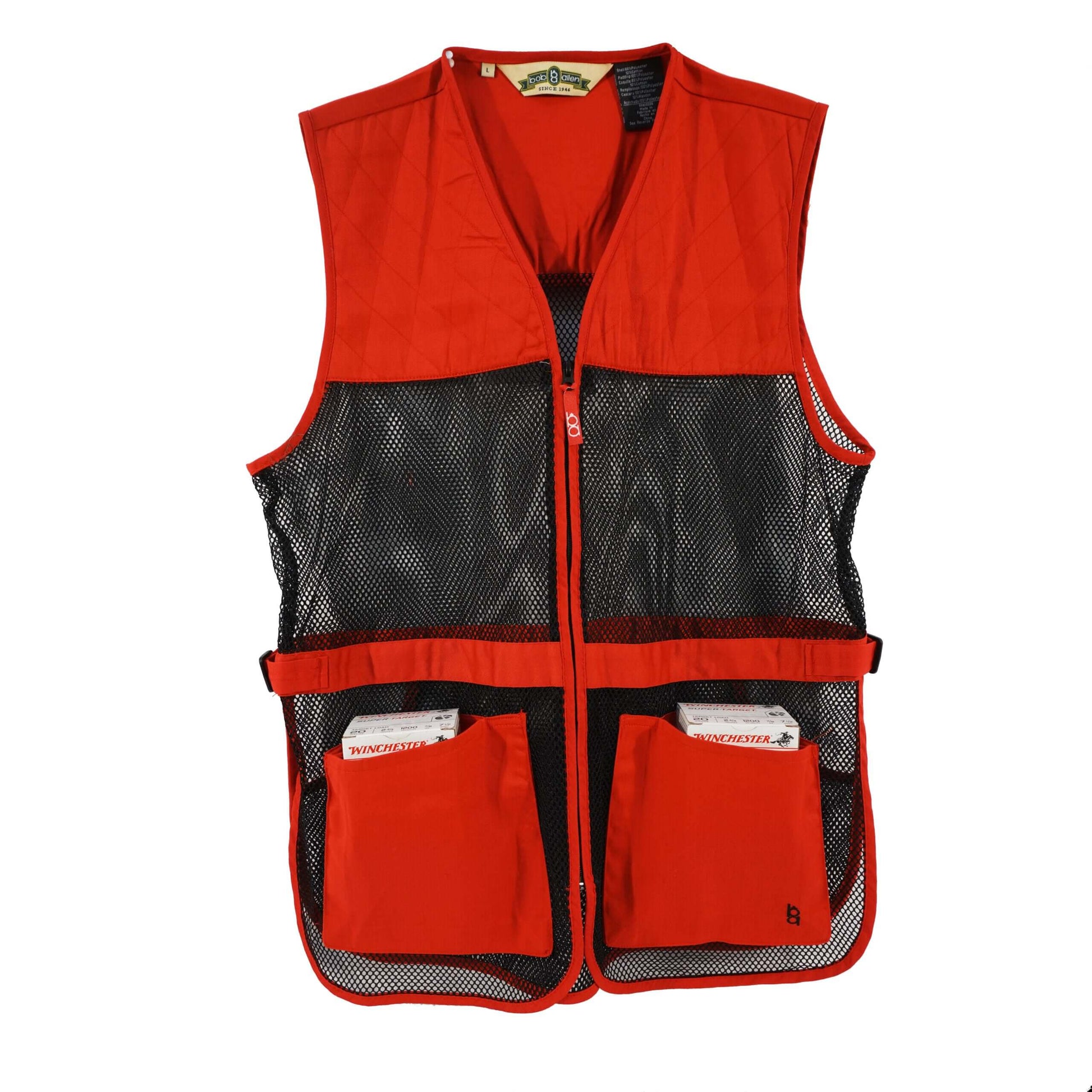 Bob Allen Full Mesh Dual Pad Shooting Vest Black XS 21478